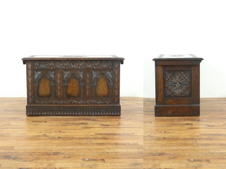 イギリスアンティークの伝統 コファー 80491 アンティーク家具 ウェブ