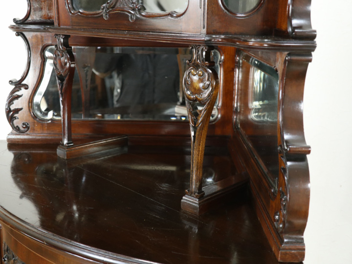 華麗な存在感 ビクトリアンコーナーキャビネット 80493 アンティーク