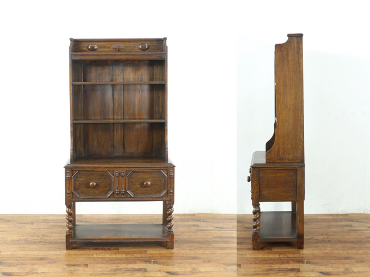 アンティーク 家具 希少で実用的なお品 スモールカップボード 80494 アンティーク家具