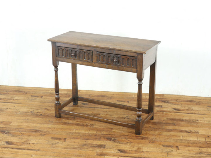 引き出し付き サイドテーブル 80496 アンティーク家具 ウェブサイト