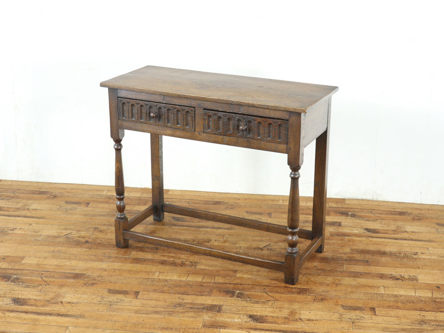 引き出し付き サイドテーブル 80496 アンティーク家具 ウェブサイト