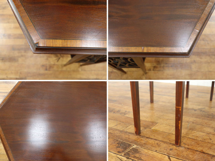 透かし彫りも魅力 個性が調和した美しさ イギリスアンティーク サイド