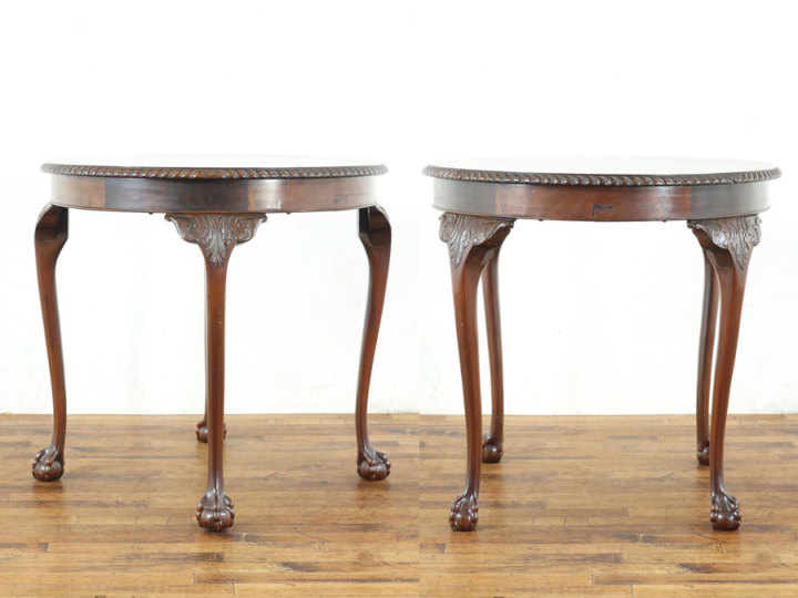 ボールアンドクローフット サイドテーブル 80556 アンティーク家具