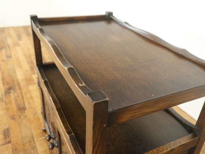 扉収納タイプ 英国ワゴン 80563 アンティーク家具 ウェブサイト商品