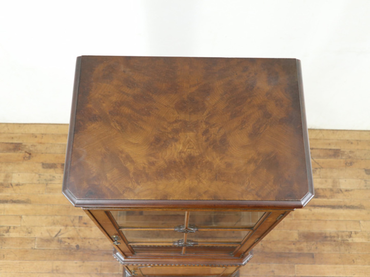 特徴的なサイズ 店舗什器にも ショーケース 80582 アンティーク家具