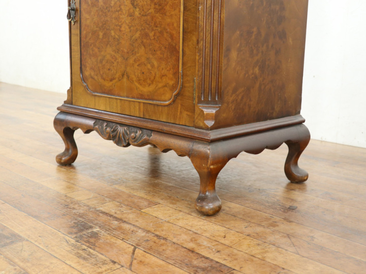 アンティーク 家具 特徴的なサイズ 店舗什器にも ショーケース 80582 アンティーク家具