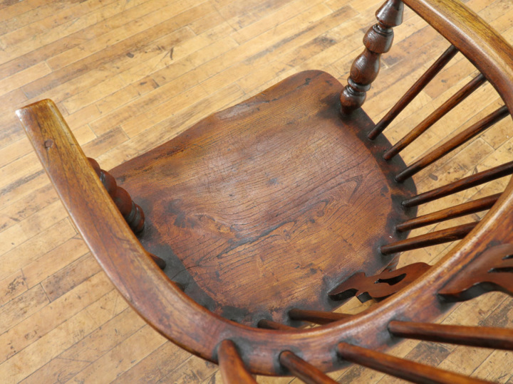 歴史を感じる ダブルボウバック ウィンザーチェア 80599 アンティーク