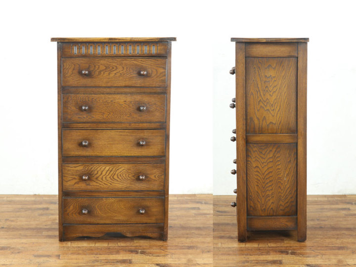 アンティーク木製チェスト 2引き出し サイドチェスト アンティーク木製チェスト 2引き出し サイドチェスト デスクサイド