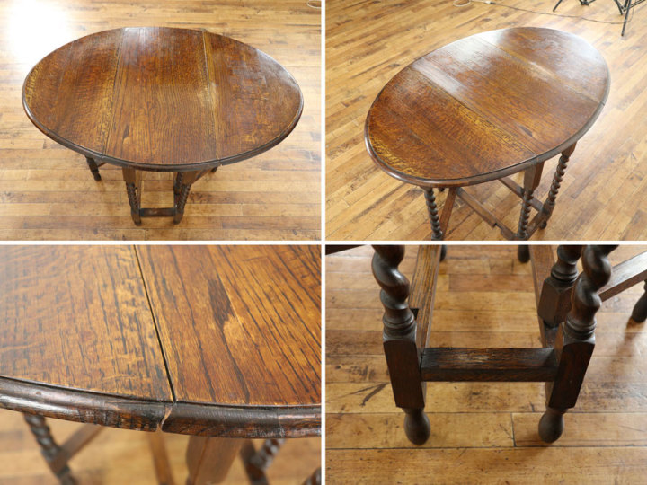 収納性も魅力 ツイストレッグ ゲートレッグテーブル 80608