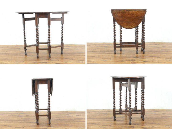 収納性も魅力 ツイストレッグ ゲートレッグテーブル 80608