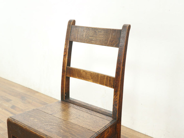 美しい虎斑と使用感 チェア 80628b在庫4脚 アンティーク家具 ウェブ