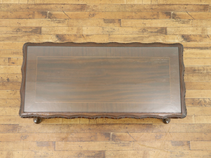 アウトレットガラストップテーブル A57363 アンティーク家具 ウェブ