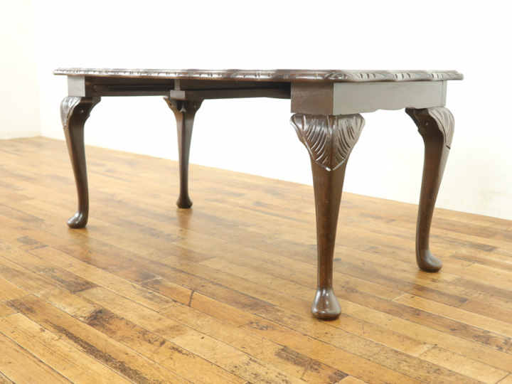 アウトレットガラストップテーブル A57363 アンティーク家具 ウェブ