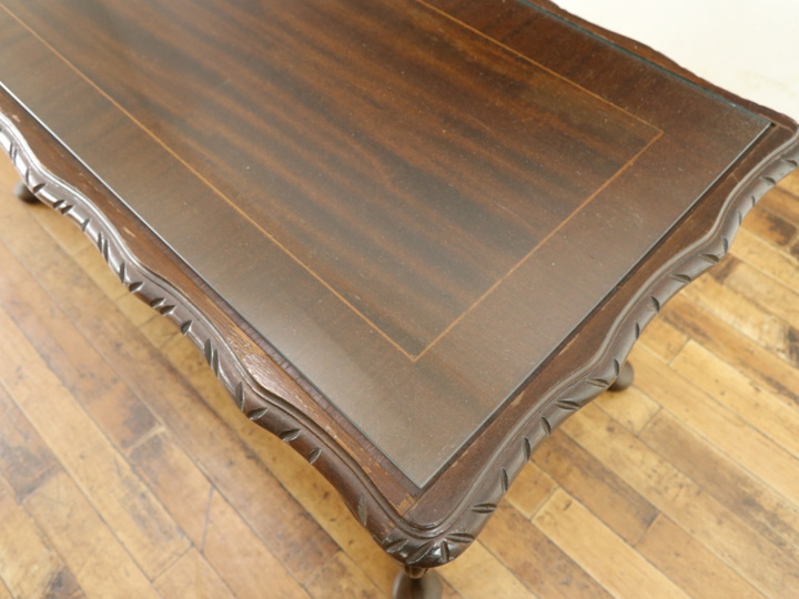 アウトレットガラストップテーブル A57363 アンティーク家具 ウェブ