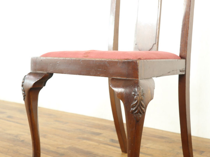 【専用品】ダイニングチェア 2脚セット ダイニングチェア スチール脚 レザー調〔86020080