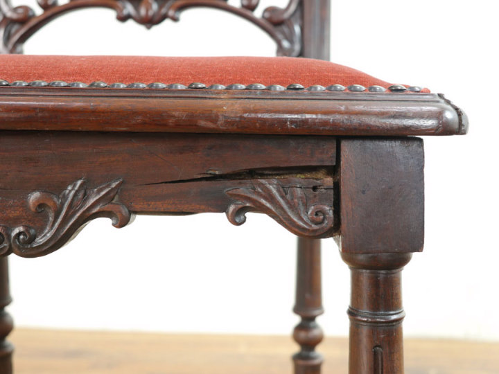 アウトレットチェア A63854h アンティーク家具 ウェブサイト商品