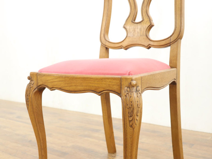 アンティーク　ヴィンテージアームチェア ダイニングチェア　猫脚 アウトレット 猫脚ダイニングチェア A64634 アンティーク家具 ウェブ