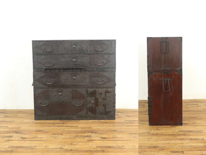 和箪笥 時代箪笥 t2587 和タンス アンティークフレックス